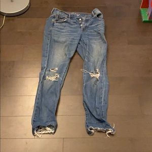 American Eagle high rise girl friend jeans
